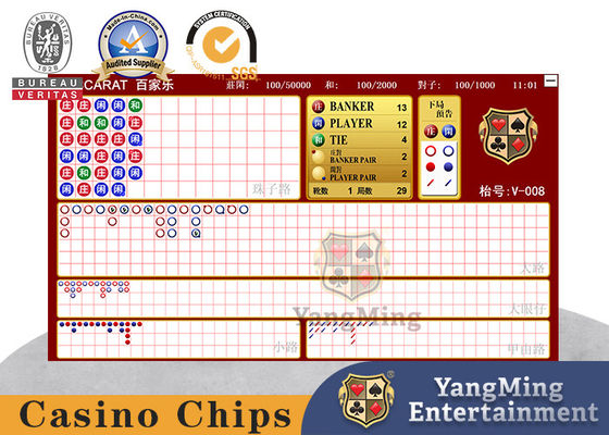 Neue Version startet das elektronische Baccarat-Spielsystem Poker Club Tischspiele elektronisches System