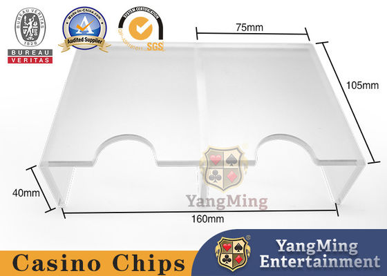 Akkumulativ-Frost-Zwei-Gehäuse-Abwurfhalter Niuniu-Glücksspiel-Tisch Poker Abwurfhalter