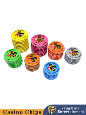 Neues eigenes Casino-Chipset ABS Acryl-Drei-Schicht-Chipset Poker-Chipset mit 760 Chipträgern
