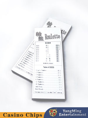 Beispiel für maßgeschneiderte Poker-Tischkarten für Hersteller von Casino Roulette Spielregeln Tabelle