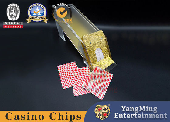 8 Deck Scrub Acryl Poker Dealer Schuh Spielkarte Dedicated Dealer Box kundenspezifischer Poker Kartenhalter