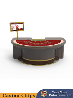 Erweiterte Half Round Treadle Baccarat Tisch Casino Entertainment Leisure Club Poker Spieltisch