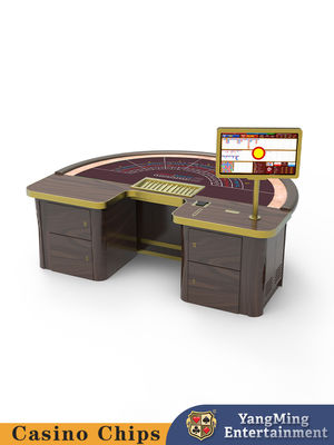 Personalisiertes Design Halbkreis Baccarat Casino Poker Tisch Karten Spiele Schach Tisch Hersteller Spot angepasst