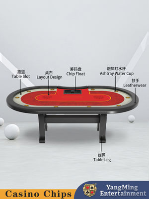 10 Personen H-Leg Casino Spieltische Poker Unterhaltungsspiele Turnier Spieltische