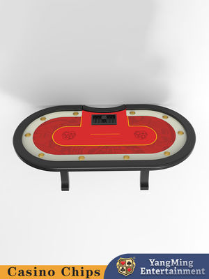 Einfache Faltbarkeit Texas Hold'em Poker Tisch 10 Spieler Poker VIP Karten Spiel Tisch