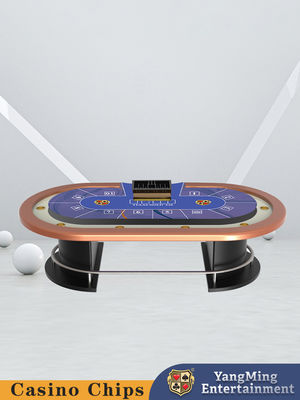 Hersteller Lager Halbrunder Metallbalken Guard Texas Hold'em Poker-Tisch Unterhaltung Freizeit Casino Poker-Tisch