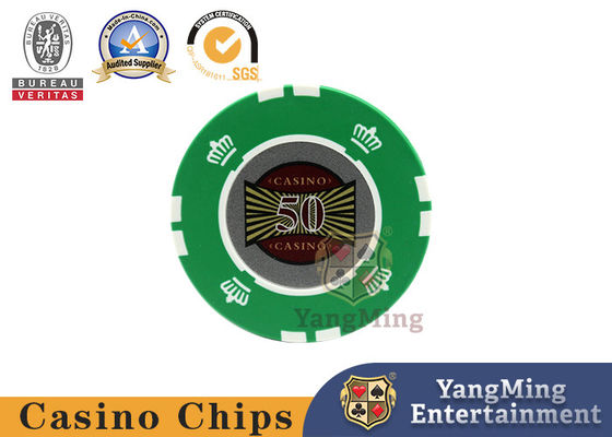 UV-Anti-Fälschung RFID-Casino-Chips kundenspezifisch angepasst Mehrfarbig mit digitalen Aufklebern für Glücksspiel