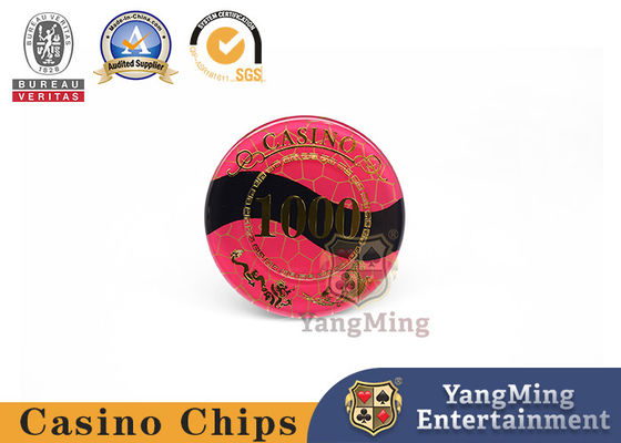 Elegante Muster personifizierten Kasino-Schürhaken Chips International Standard Color
