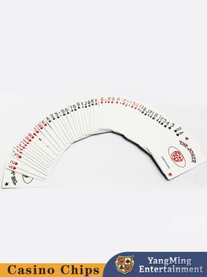 Original maßgeschneiderte Spielkarten Casino professionelle rote und blaue zweifarbige Karten auf Lager