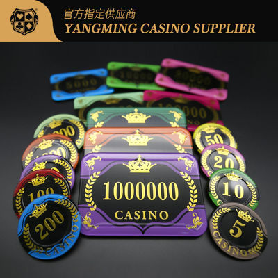 Vorrat verfügbar Weizenkronen Stempel Acryl Chips Casino Club Unterhaltung Spiel Chips Weizenkronen Stempel Acryl Chips Casino Club Unterhaltung Spiel Chips