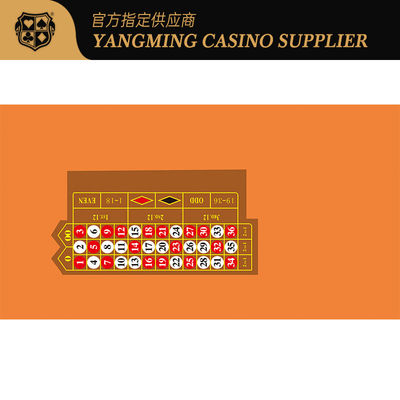 Custom Roulette Double 0 Spiel Tischdeckel Baccarat Texas Poker Tischdeckel