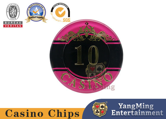Kundengerechtes Kasino Texas Holdem Poker Chip Set mit UVkennzeichen