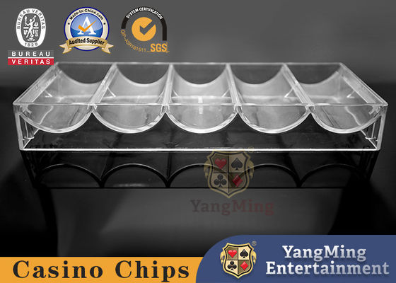 Texas-Schürhaken-Tabellen-Chip-Kasten-traditioneller Plastikchip-Behälter mit umweltfreundlichem organischem Material