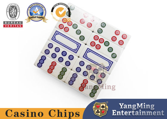 Internationale Spieltisch Paijiu Nr. 20 Abrasionsbeständig Melamine Domino Pai Gow mit Würfeln