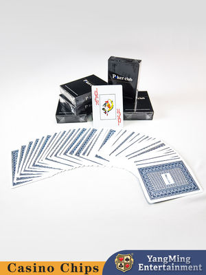 Fabrik Großhandel Casino Goldplattierte Karte Plastik Spielkarte 100% PVC Poker Spielkarten mit zwei Farben