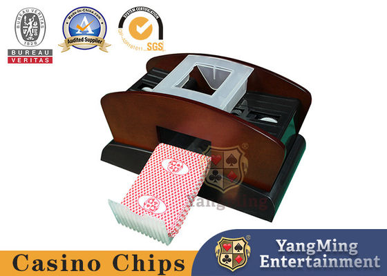 1 - 2 Deck Holz Poker Karten automatischer Shuffler und Doppel benutzen Spielkartenhändler Schuh