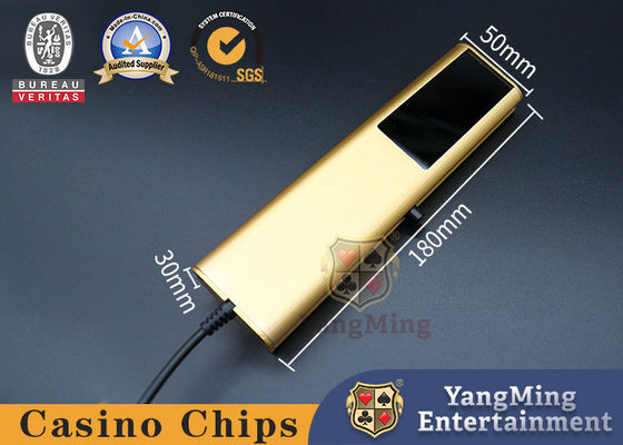 Zertifizierte Fabrik Custom Gold Glücksspiel UV Chips Checker RFID Poker Chips Lila Licht Sicherheits-Kern Detektor