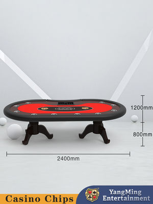 Casino Texas Holdem Poker Tisch mit 10 Spieler Casino Tisch Layout von Tigerbeine Fabrik Lieferung
