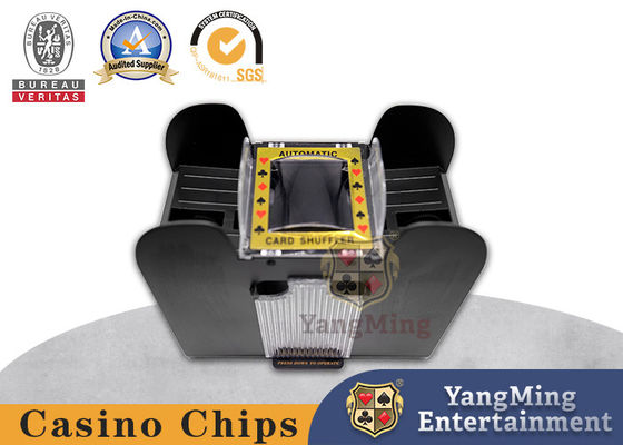 Schwarzer Farbdauerhafter mechanischer Karte Shuffler-menschlicher Entwurf mit Metallmaterialien