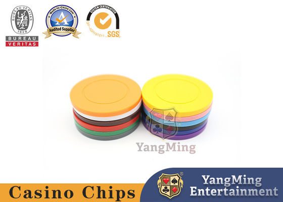 ABS Texas Roulette Casino Table Customizeds 4g Plastikschürhaken Chips With No Denomination