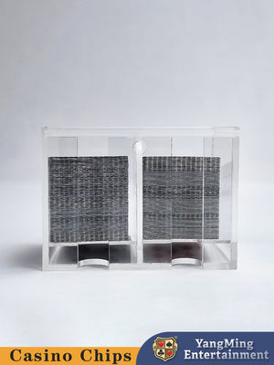 Transparente Plastikplattform-Karten-Händler-Halter-Fabrik verdickter Acryltropfen-Kasten der spielkarte-Fördermaschinen-8