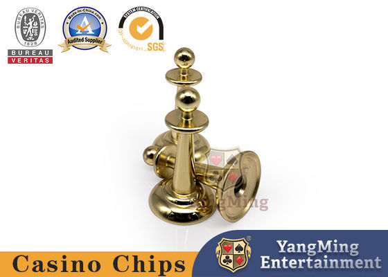 Fabrik-Design benutzerdefiniertes Roulette-Rad Glücksspiel-Tisch Wetten gewinnt Dolly Metallische Eisen Kupfer Casino Poker-Tisch gewinnt Marker