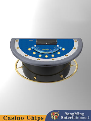 Neuer Upgraded Half Round Bumper Guard Blackjack Tisch Texas Baccarat Casino Poker Spieltisch