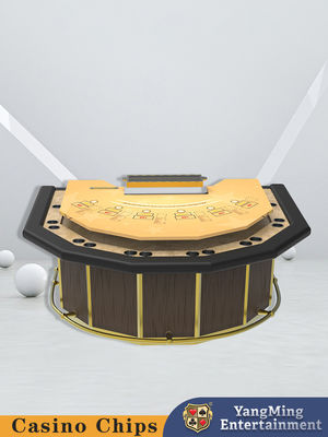 Großhandel Qualität 7 Seitenwächter Blackjack Tisch Privat VIP Customized Polygonal Poker Tisch für Clubs