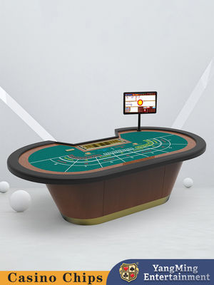 Hot Sale 8 Personen Klassiker Poker Tisch Baccarat Casino Unterhaltungs-Spiel Poker Tisch