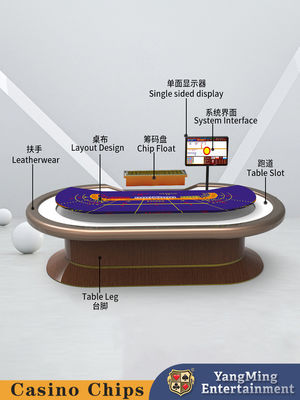 Neue Treadle Baccarat Poker Spiel Chip Tisch für Casino Club Poker Spiel Tisch
