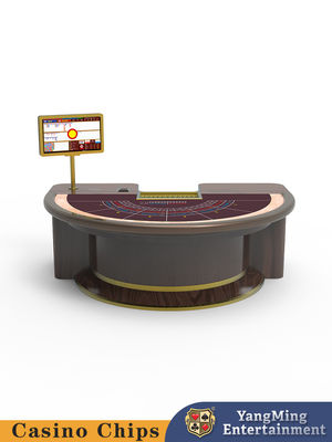 High Standard Casino Tisch Massivholz Halbkreislauf Treadle Baccarat Tisch Unterhaltung Freizeit Poker Spiel Tisch