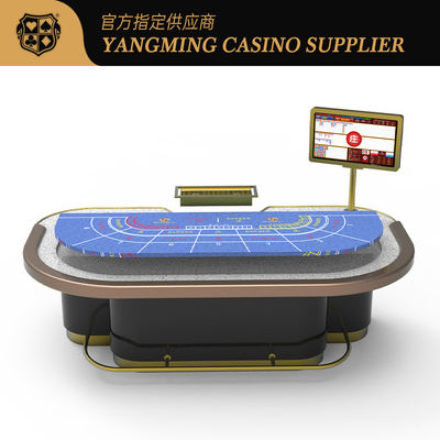 Hot Style VIP Club angepasster 7-Spieler Baccarat Tisch Casino Baccarat Poker Tisch Spieltisch