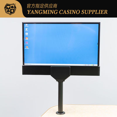 27' Schwarzer Doppelseitiger Monitor Poker Tisch Baccarat Gewinnsystem Ultra-Dünner Bildschirm Monitor