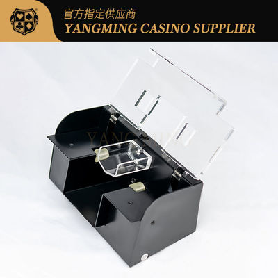 All Black Card Shuffler 2 Sätze automatisch betrieben Texas Hold'Em Poker Zubehör