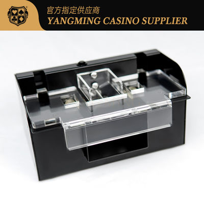 Fabrik Neuer Stil 2 Decks Texas Poker Tisch Casino Zubehör Plastik Kartenmischer Poker Tisch Mischer Maschine