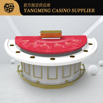 Individuell angepasster Halbrunder Bar-Schützer Blackjack-Tisch Unterhaltung und Freizeitclub Poker-Tisch
