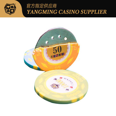 600 Stück Texas Clay Patch Chip Set Texas Casino Poker Spieltisch Chip Set