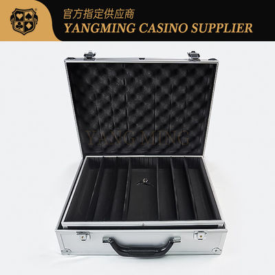 Stock Direct Aluminiumlegierung mit Schloss Portable Chip Box Poker Tisch Spiel Tisch Chip Case