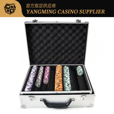 Hot Sale Texas Glücksspiel Poker-Spiel Sicherheit Chip Münzen Boutique mit Schließ-Chip-Hüllen
