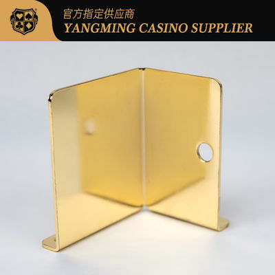 Neue Einführung Elektroplatierte Metall Poker Abfallkartenhalter Casino Baccarat Unterhaltung Freizeit Poker Spiel Abfallkartenhalter