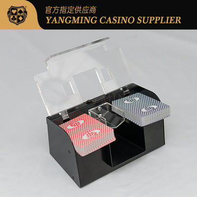 2 Decks Metall Eisen Poker Shuffler Casino Club Freizeit Poker Spieltisch Shuffler