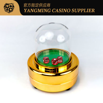 Neues, verbessertes Gold-Elektrodes Würfeltaschen-Set für das Casino-Klub-Tischspiel