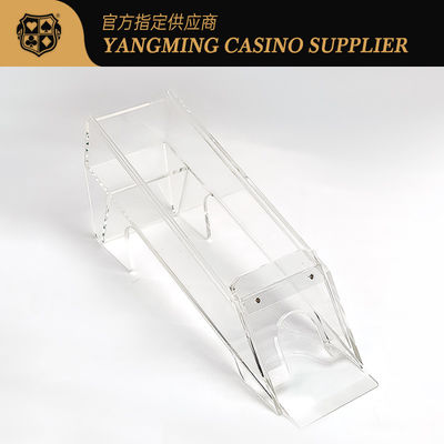 Volltransparent Dicke eigene Eisenwelle 6-8 Decks Karten Shuffler Baccarat Spielkarten Händler Schuh