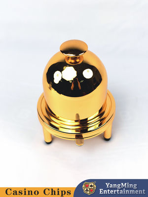 Casino Größe Tischspiel Würfel Tasse Gold Metall Glas Deckel Design manuell betrieben