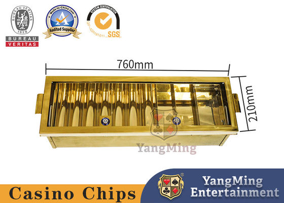 Luxus- Reihen Schürhaken-Chip Racks 100pcs 5 ringsum Art Plastik-Chips Holder bereiften Rauten-Floss