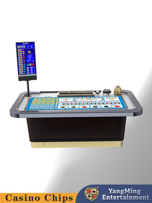 Sic Bo Chips Schachtisch VIP-Club Professionelle eigene Pokerkarten Spieltisch kann angepasst werden