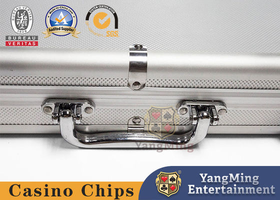 300-600 spielender Satz Mode-Aluminiumschürhaken-Chip Set For Casinos 600pcs im Aluminiumkasten-Kasten