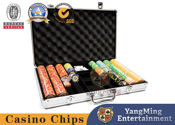Aluminiumschürhaken Chip Case Aluminum RFID Chips Carrier Jetton Box des kasino-300-760PCS