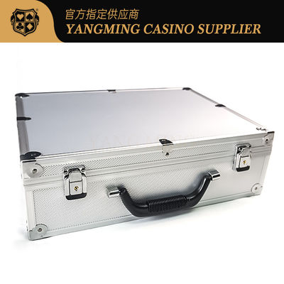 Casino Poker Aluminium Chip Case mit Griff Poker Tisch Standard spezialisiert kann Fix Round And Square Chips