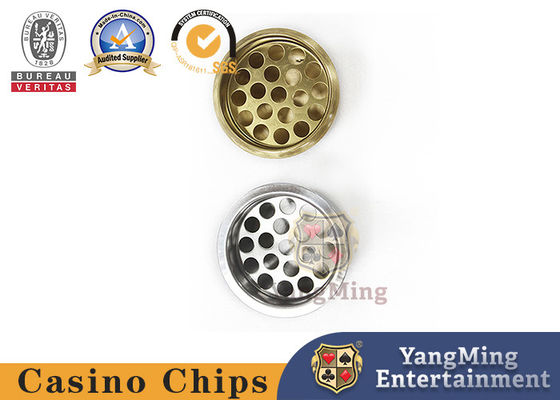 Spiel-Zusätze Texas Hold des Kasino-70g sie Tabellen-Edelstahl-Tropfen des Aschenbecher-Schirmes für Schürhaken-Tabellen-Getränkehalter